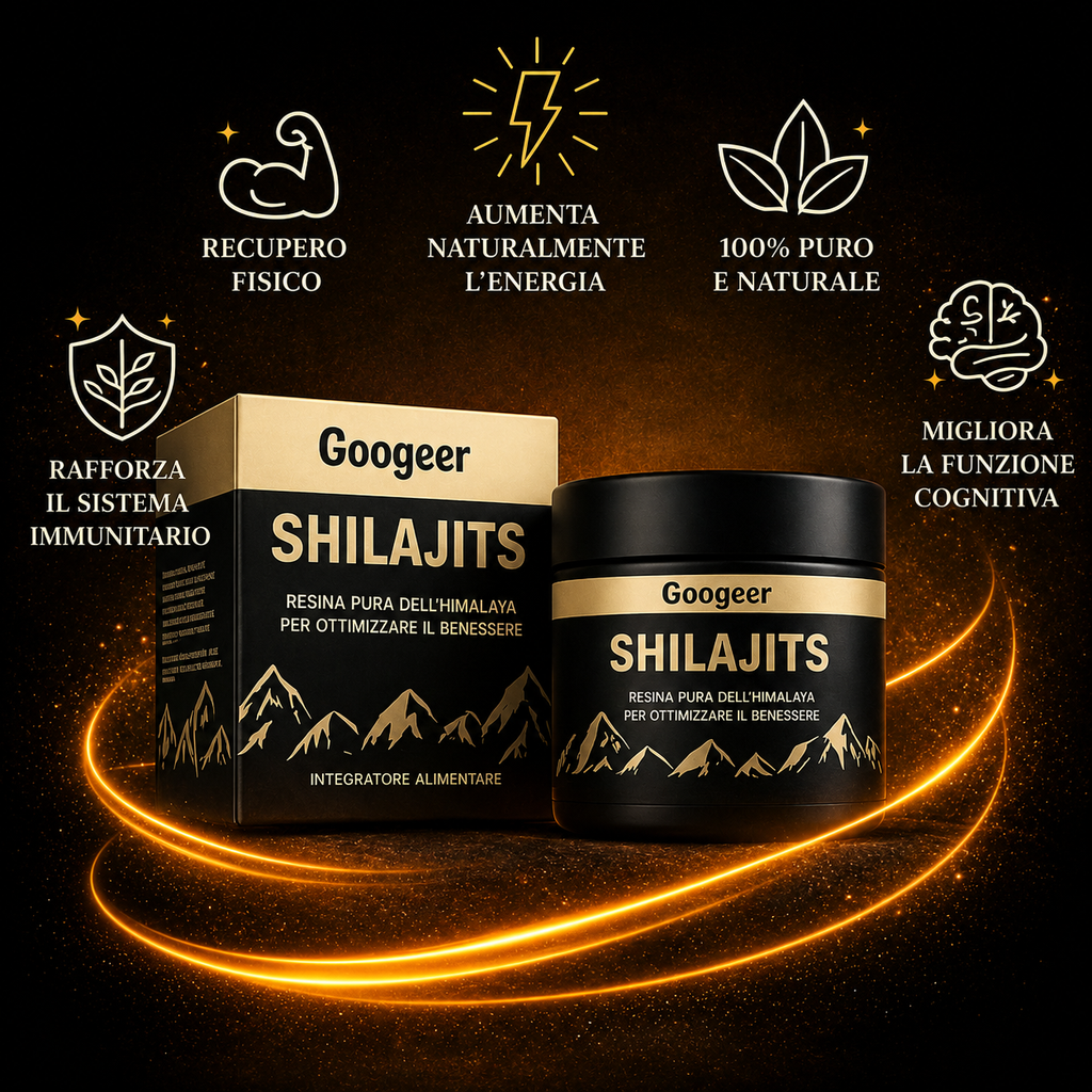 Shilajit 100% Puro 💎 Fonte di Energia Vitale dell'Himalaya